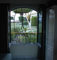 Blick aus dem Fenster