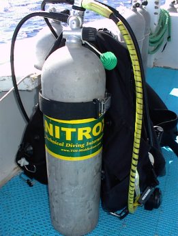 Erster Nitrox-Tauchgang